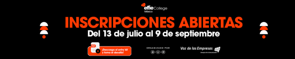 Primera ronda de inscripciones de Effies